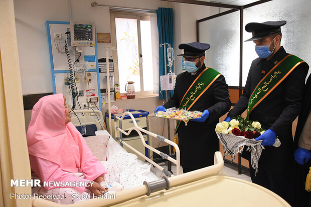 قدردانی خادمین مسجد جمکران از مدافعان سلامت