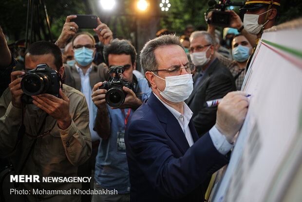 Statue of Fereshteh Mehr 'Angel of Compassion' unveiled in Tehran