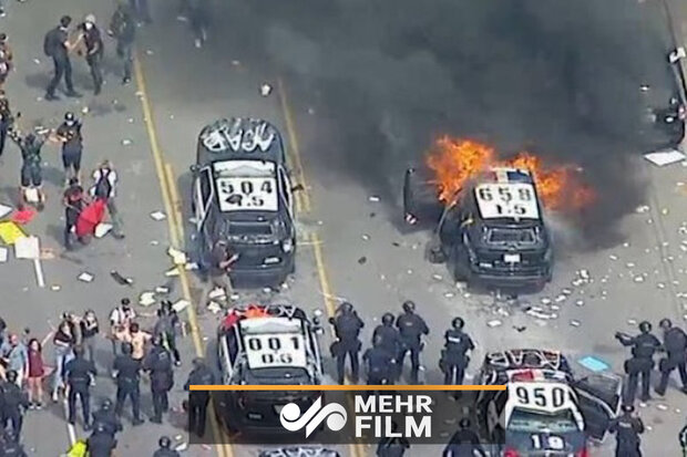 VIDEO: Street of Los Angeles amid US widespread protests