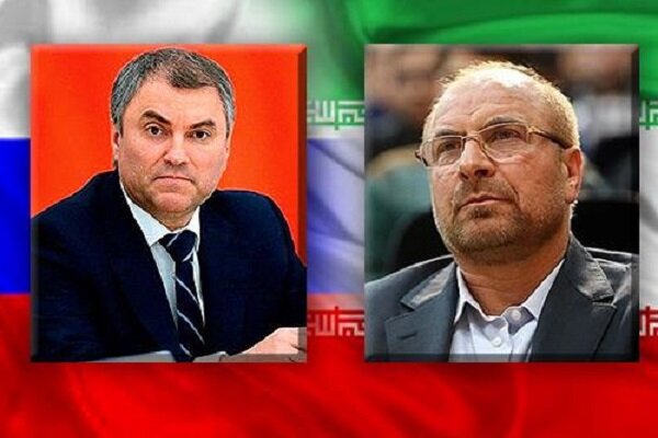 Russia's State Duma Speaker calls for interaction between Iranian, Russian legislators