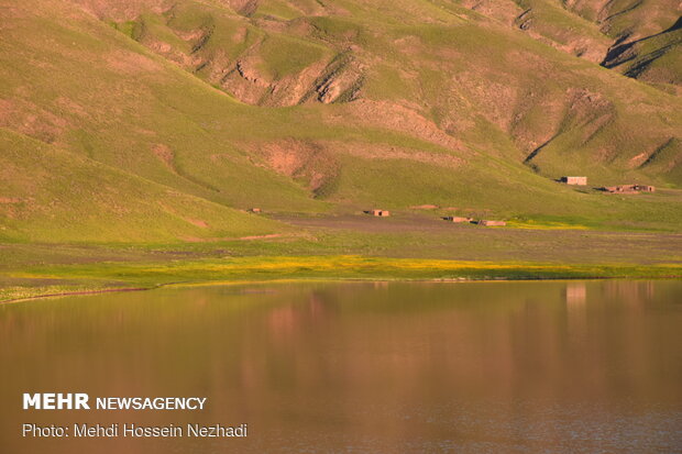 Neor Lake in Ardebil Prov.
