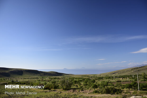 Lake Urmia after heavy rains 