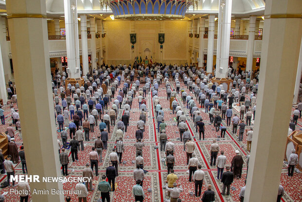 Friday Prayer in Shiraz after 100 days with health protocols in place