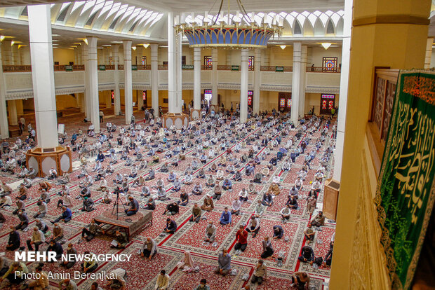 Friday Prayer in Shiraz after 100 days with health protocols in place