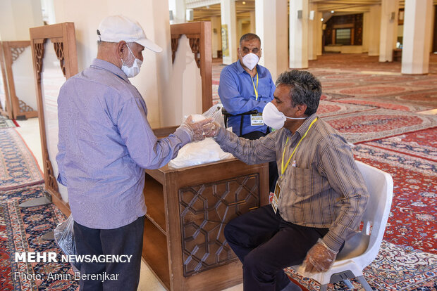 Friday Prayer in Shiraz after 100 days with health protocols in place