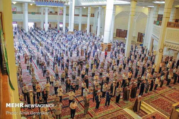 Friday Prayer in Shiraz after 100 days with health protocols in place