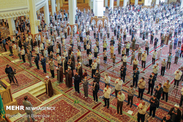 Friday Prayer in Shiraz after 100 days with health protocols in place