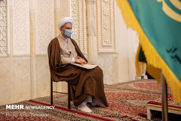 Friday Prayer in Shiraz after 100 days with health protocols in place