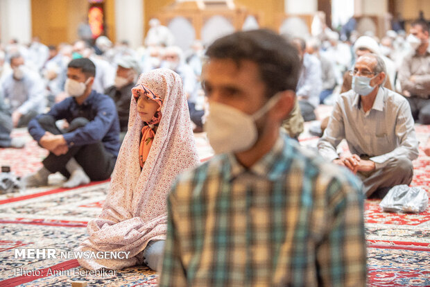 Friday Prayer in Shiraz after 100 days with health protocols in place