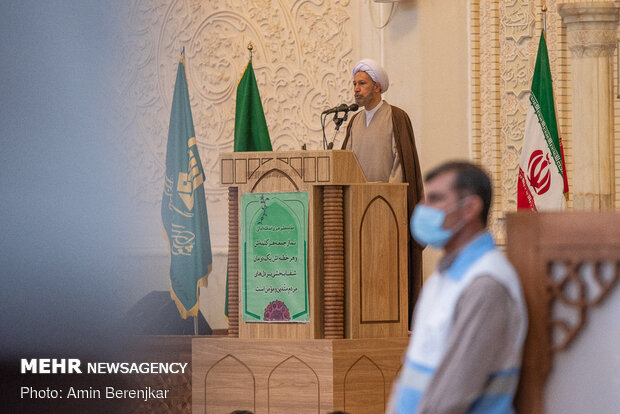 Friday Prayer in Shiraz after 100 days with health protocols in place