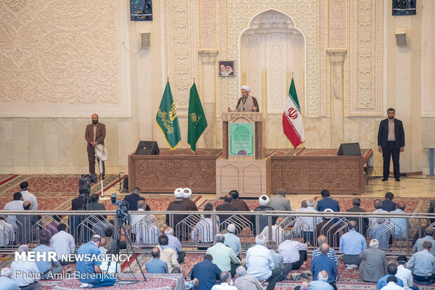 Friday Prayer in Shiraz after 100 days with health protocols in place