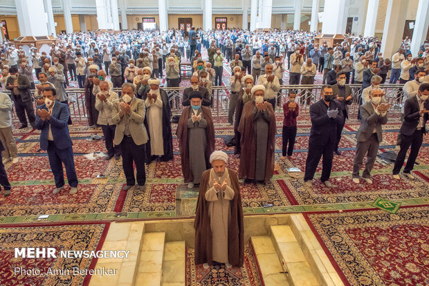 Friday Prayer in Shiraz after 100 days with health protocols in place