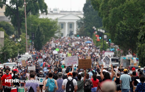 Huge protests against racism sweep US