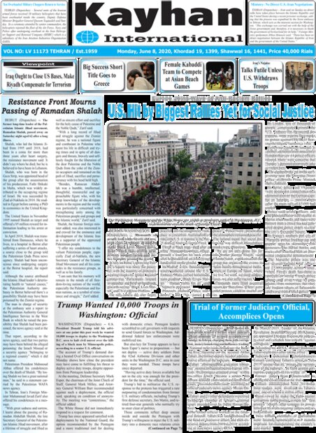 intl. dailies June 8