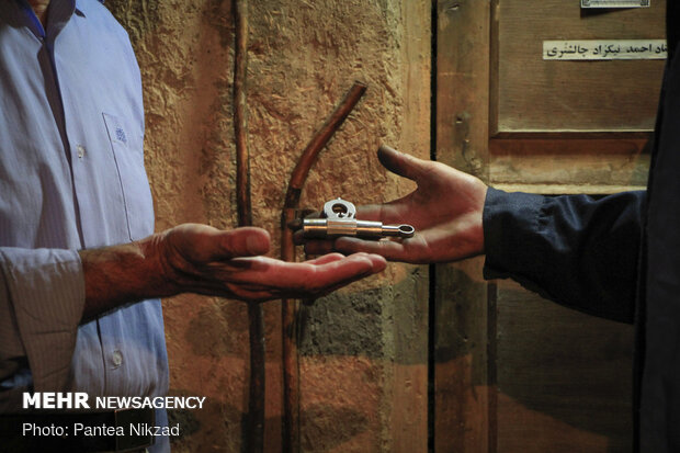 Traditional lock-making workshop in SW Iran