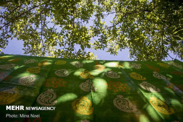 Batik painting in Northwestern Iran