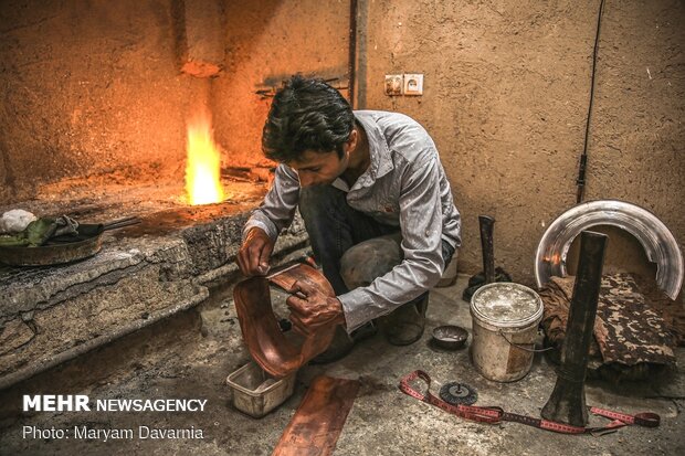 Iranian coppersmith from N. Khorasan
