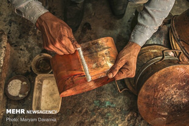 Iranian coppersmith from N. Khorasan