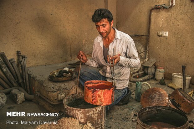 Iranian coppersmith from N. Khorasan