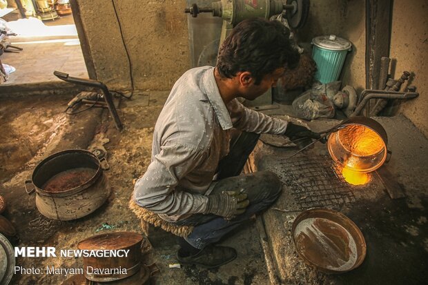 Iranian coppersmith from N. Khorasan