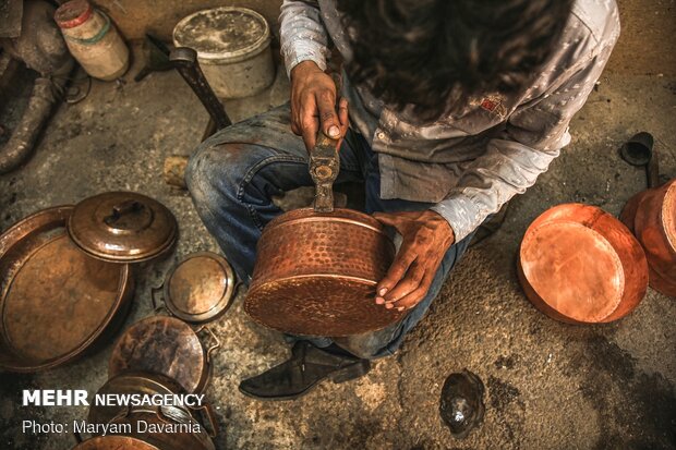 Iranian coppersmith from N. Khorasan