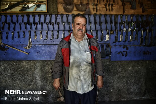 “Blacksmithing”, a profession deep-rooted in Iranian history