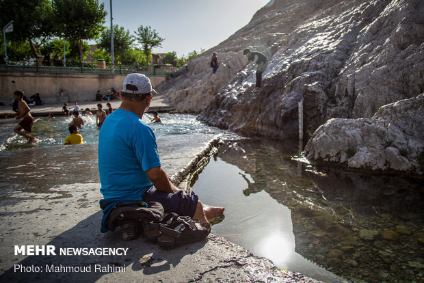 Swimming in Cheshmeh-Ali 