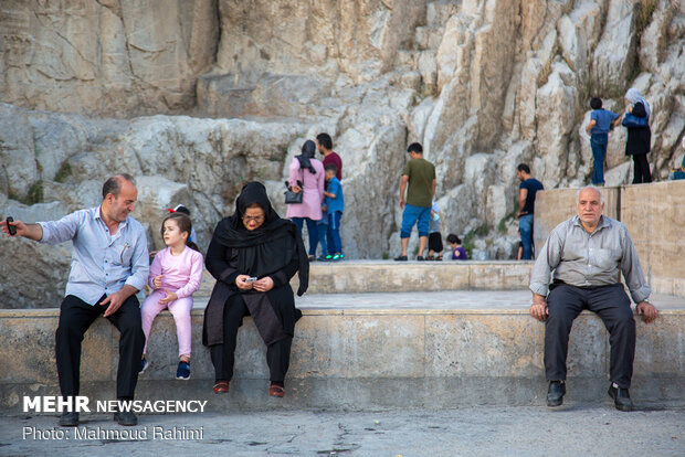 Swimming in Cheshmeh-Ali 