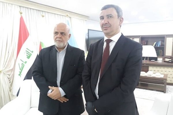 السفير الإيران في بغداد يلتقي وزير النفط العراقي الجديد