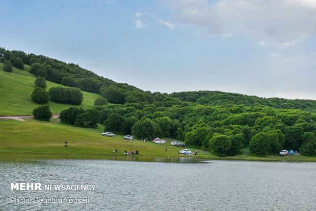 Picturesque Sooha Lake in Ardabil province