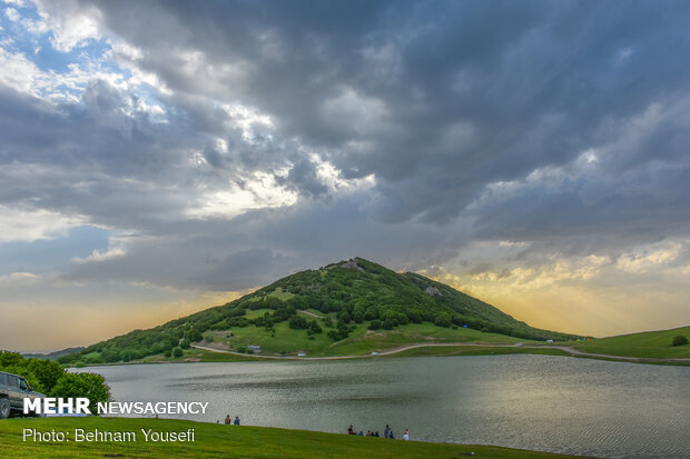 Picturesque Sooha Lake in Ardabil province