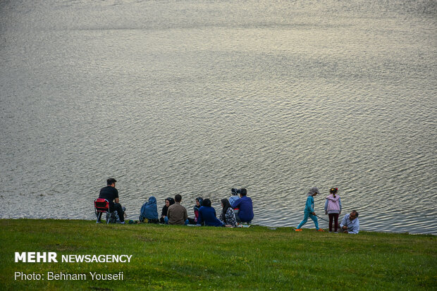 Picturesque Sooha Lake in Ardabil province