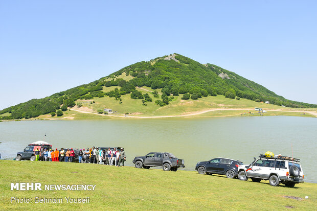 Picturesque Sooha Lake in Ardabil province