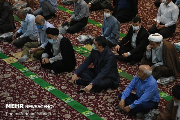 اقامه نماز جمعه اراک بعد از ۱۱۰ روز تعطیلی