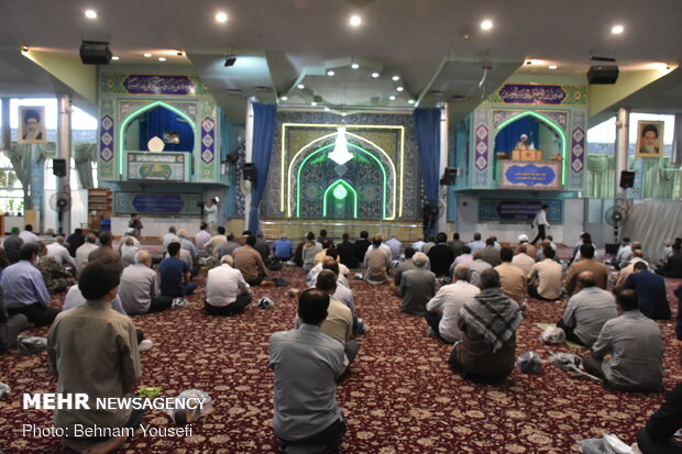 Friday Prayer in Arak after 110 days with health protocols in place