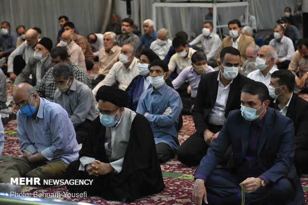 Friday Prayer in Arak after 110 days with health protocols in place