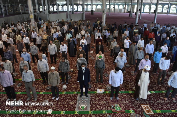 Friday Prayer in Arak after 110 days with health protocols in place