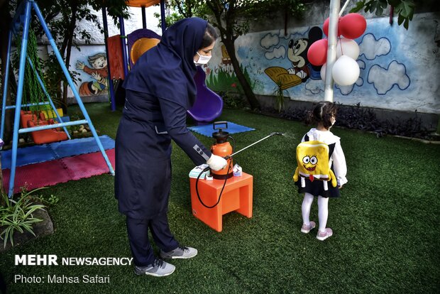 Kindergartens reopened in Golestan province