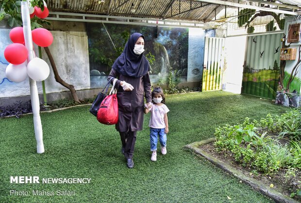 Kindergartens reopened in Golestan province