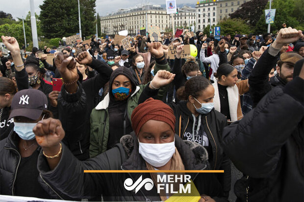 پیرس میں نسل پرستی کے خلاف مظاہرے جاری