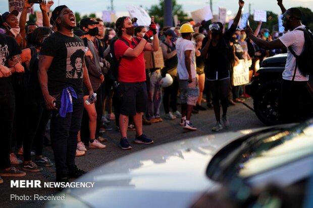 اعتراضات گسترده علیه قتل یک سیاه پوست دیگر در شهر آتلانتای آمریکا