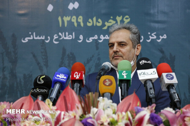 ایران کے وزیر زراعت نے پریس کانفرنس سے خطاب کیا