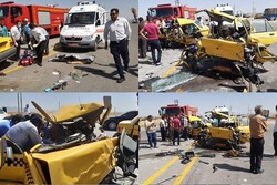 ہمدان میں ٹریفک حادثے میں 10 افراد جاں بحق اور زخمی