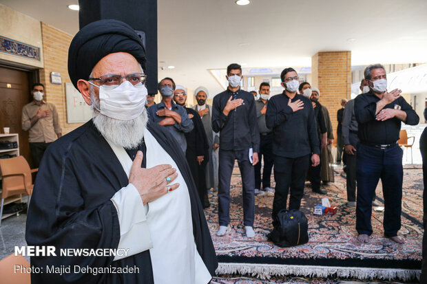 یزد میں حضرت امام جعفر صادق کی شہادت کی مناسبت سے عزاداری
