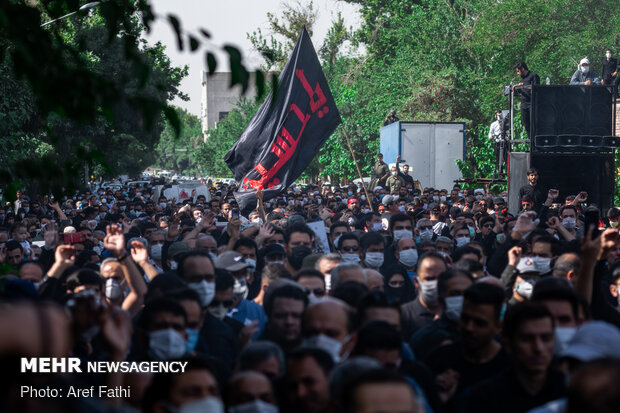 تشییع پیکر شهید مدافع حرم «جواد الله کرم»