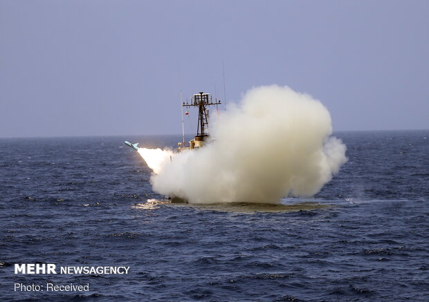 Test-firing new naval cruise missiles