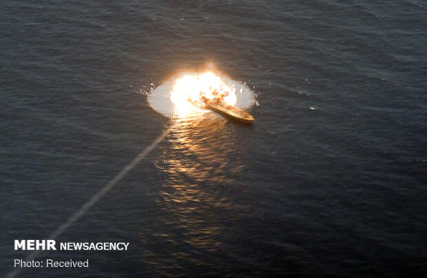 Test-firing new naval cruise missiles