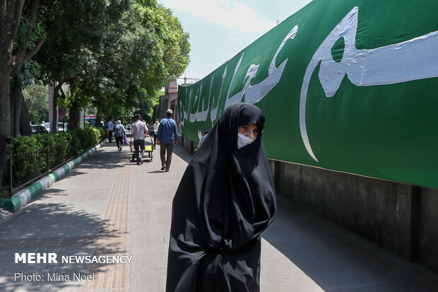 اقامه نماز جمعه تبریز  با رعایت پروتکل‌های بهداشتی
