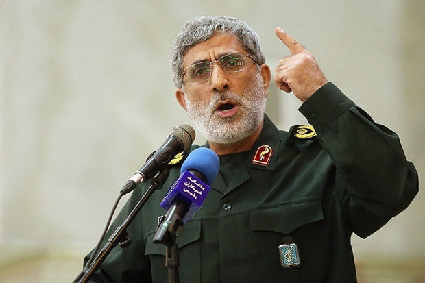 Ghaani vows to stand by Palestinian resistance movement like martyr Soleimani