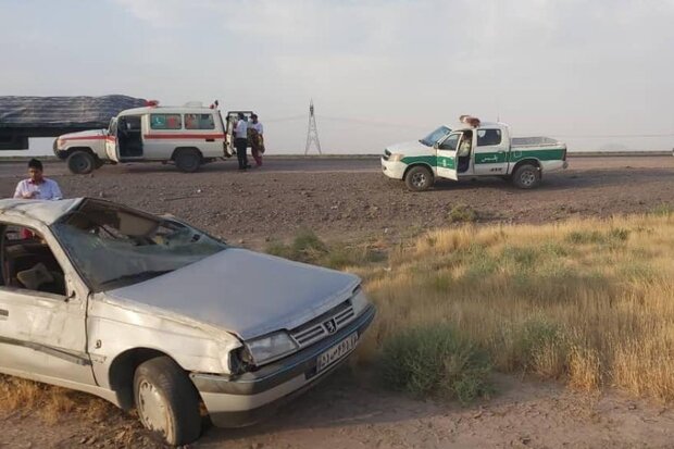 واژگونی خودرو در زنجان پنج کشته و مصدوم برجا گذاشت